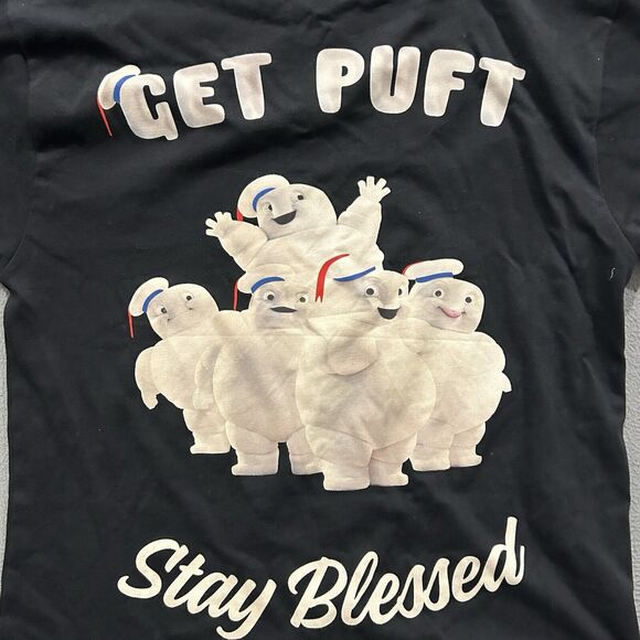 EHPLabs x Ghostbusters Shirt Mens Medium Black Oversized Get Puft Bodybuilding - Picture 5 of 8